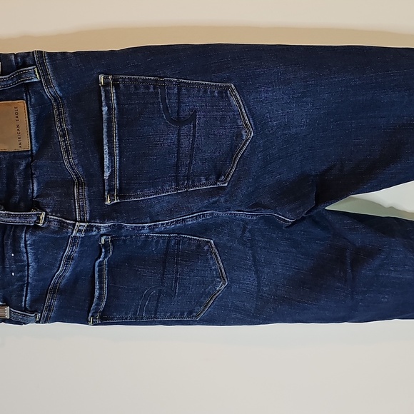 American Eagle Next Level Stretch Size 2 High Rise Distressed Style Jeggings - Picture 4 of 8